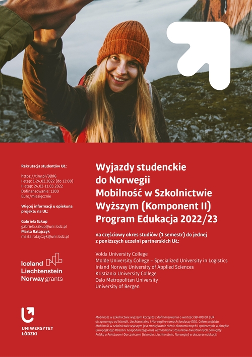 Plakat promujący wyjazdy w ramach programu Edukacja 2022/2023