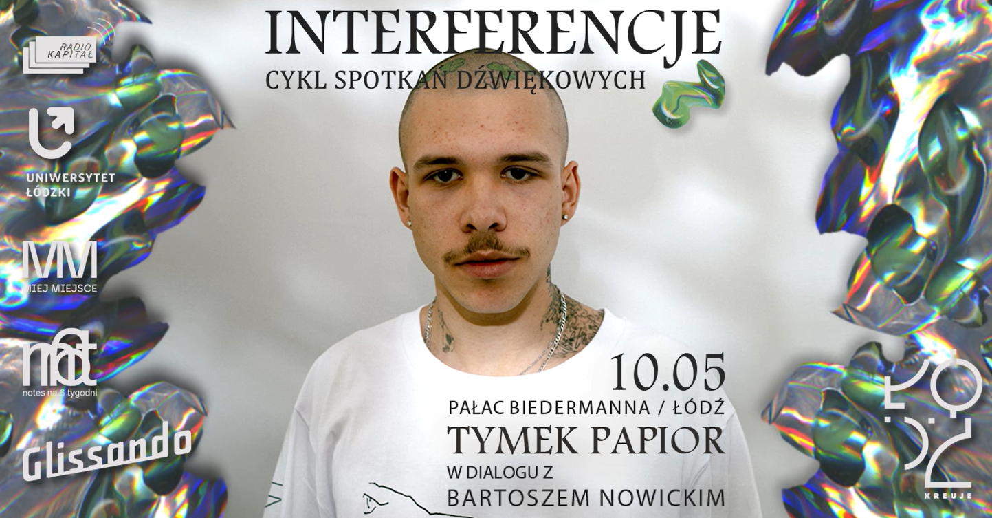 Plakat przedstawiający Tymka Papiora 