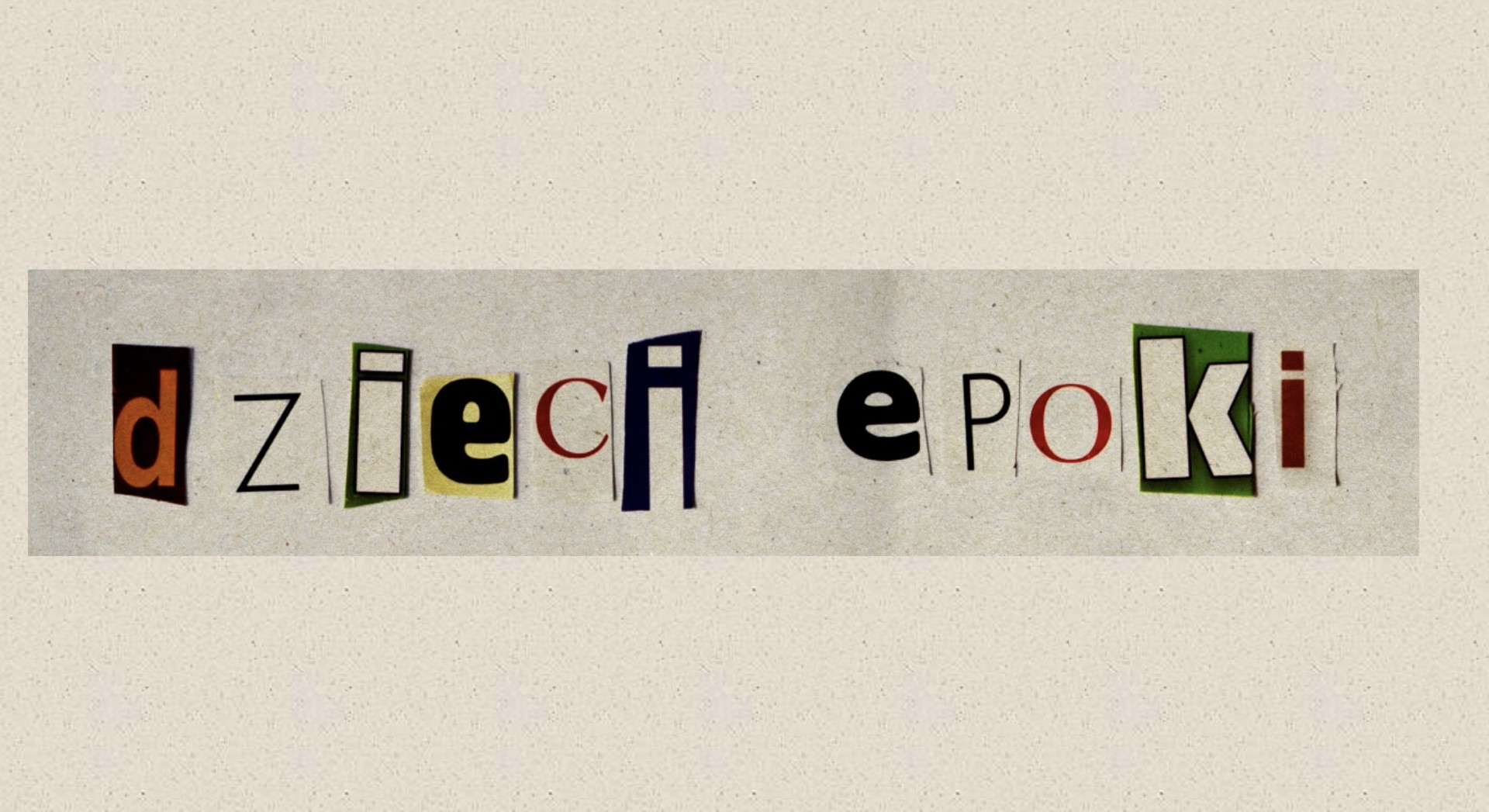 dzieci epoki