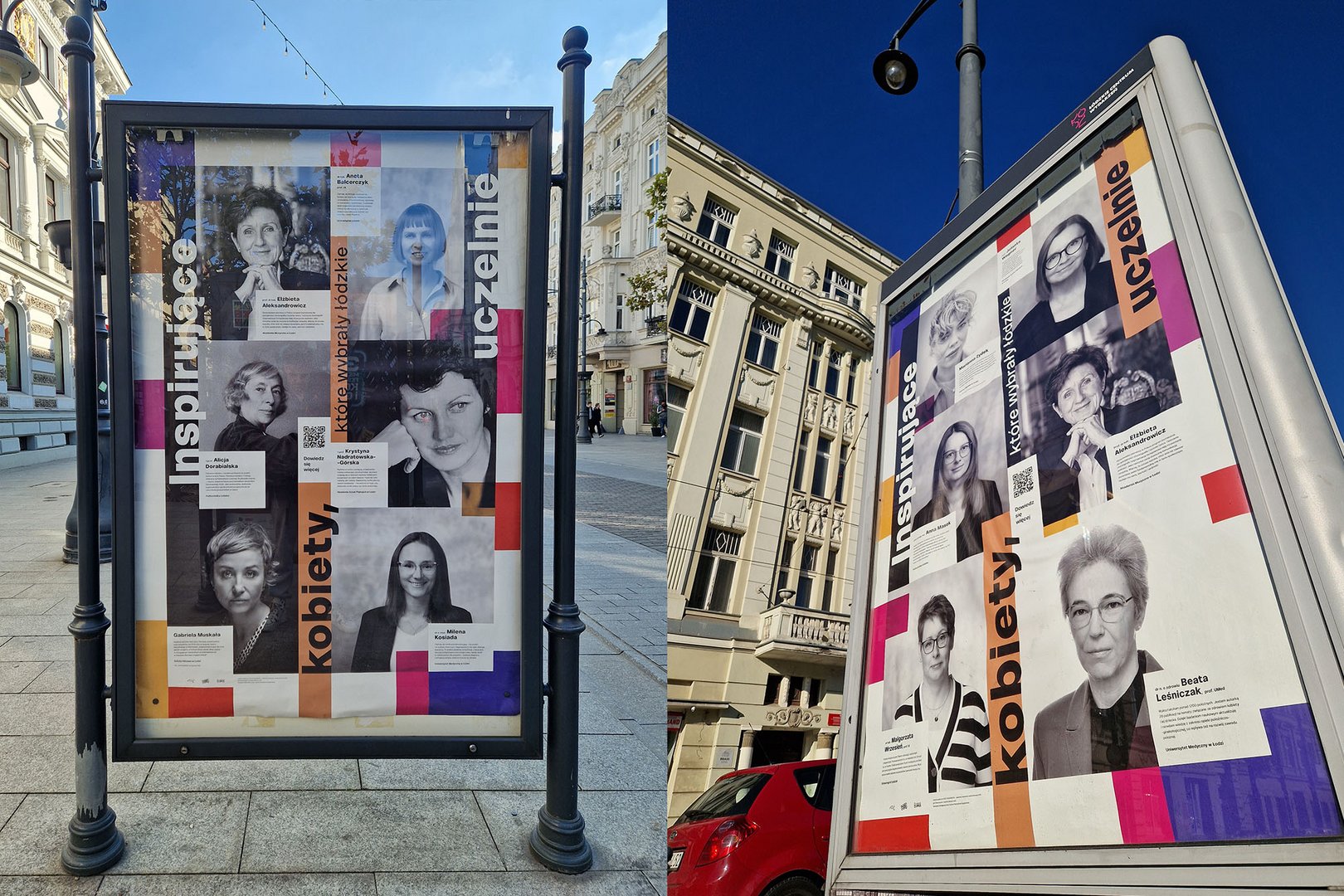 zdjęcie citylightów w mieście