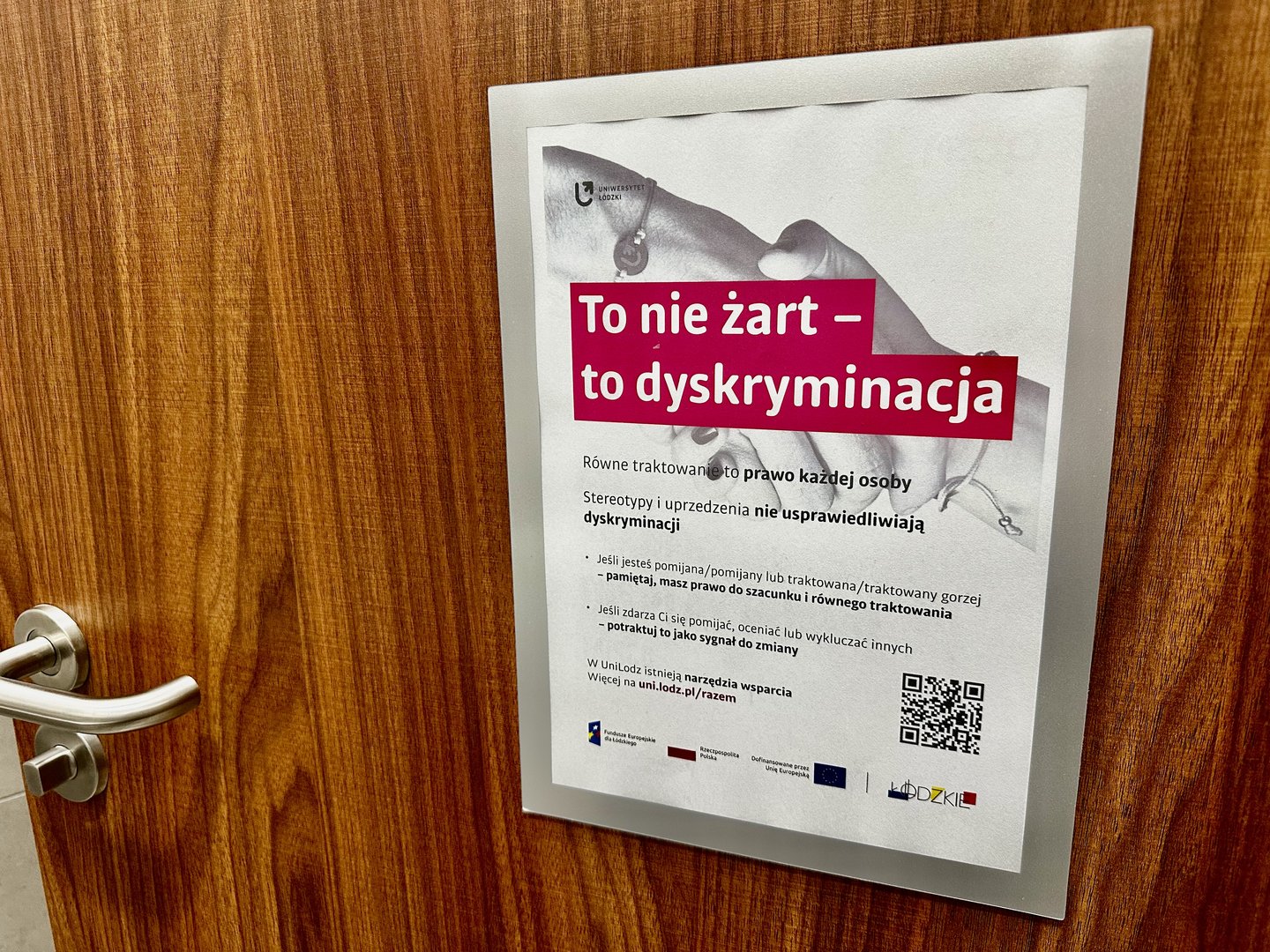 Plakat kampanii UniLodz Razem
