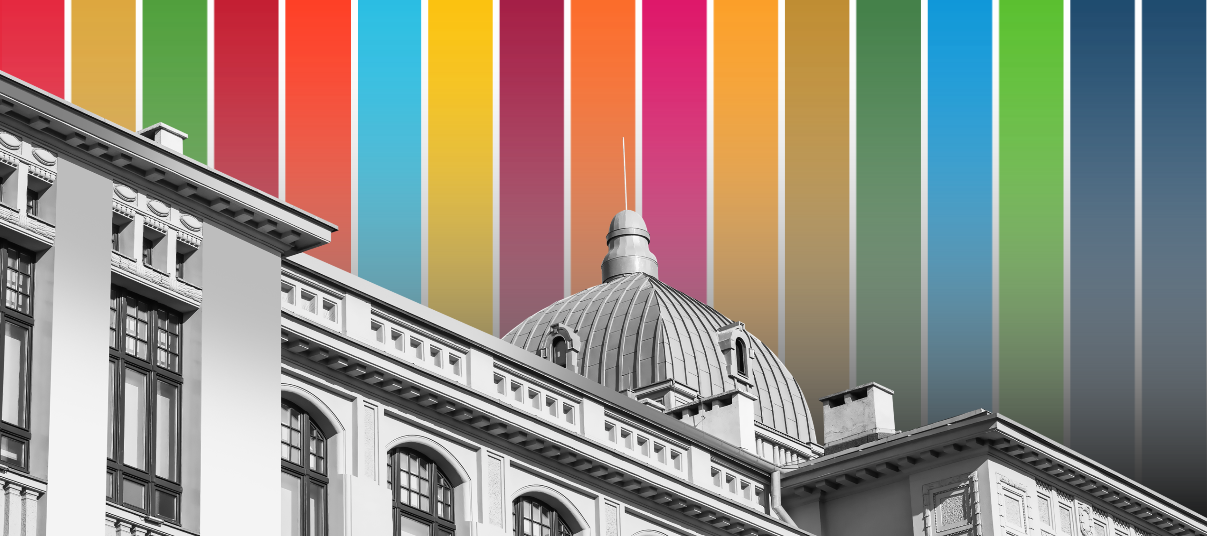 Rektorat UŁ w kolorach SDG