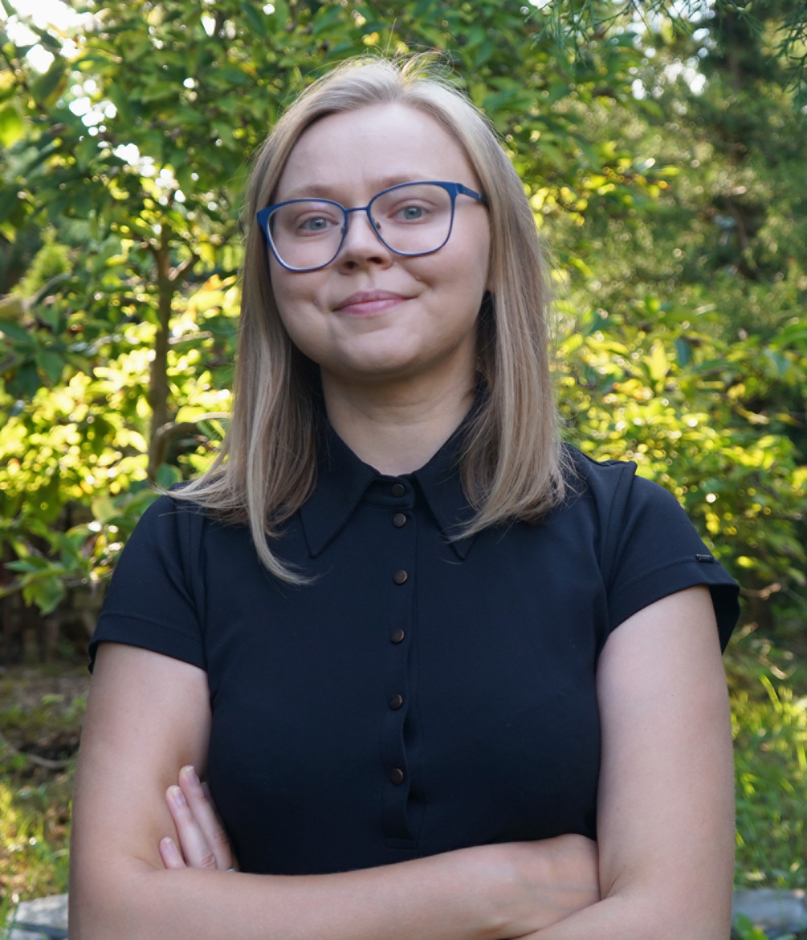 dr Monika Dąbrzalska z Katedry Biofizyki Ogólnej