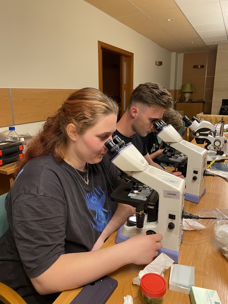 Zdjęcie z Obozu Algologiczno-Botanicznego Studenckiego Koła Naukowego „Chloris” w Suszku