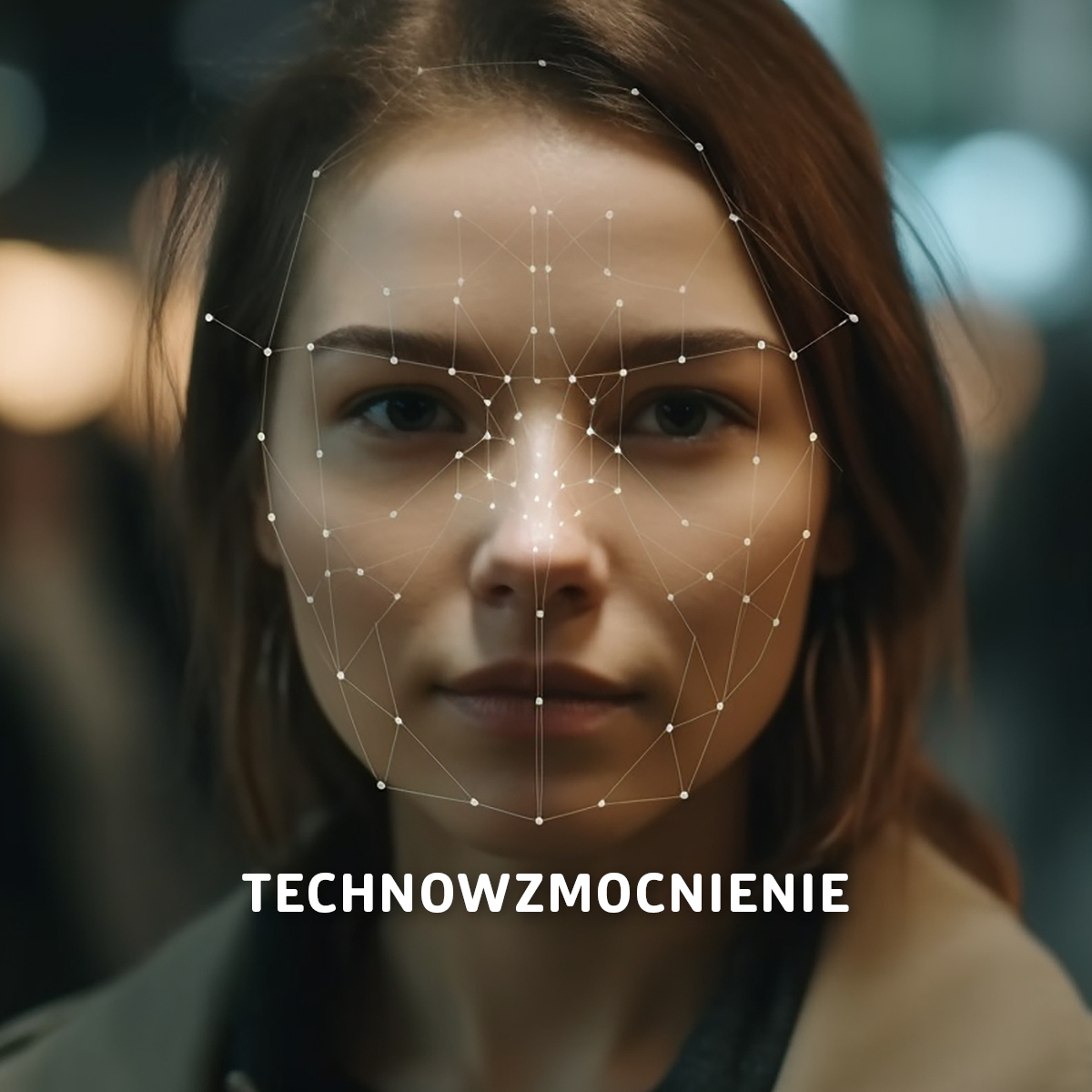 dziewczyna z napisem technowzmocnienie