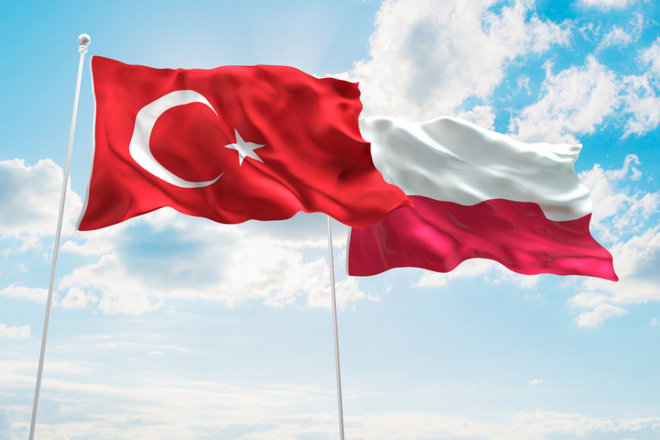 flagi Polski i Turcji
