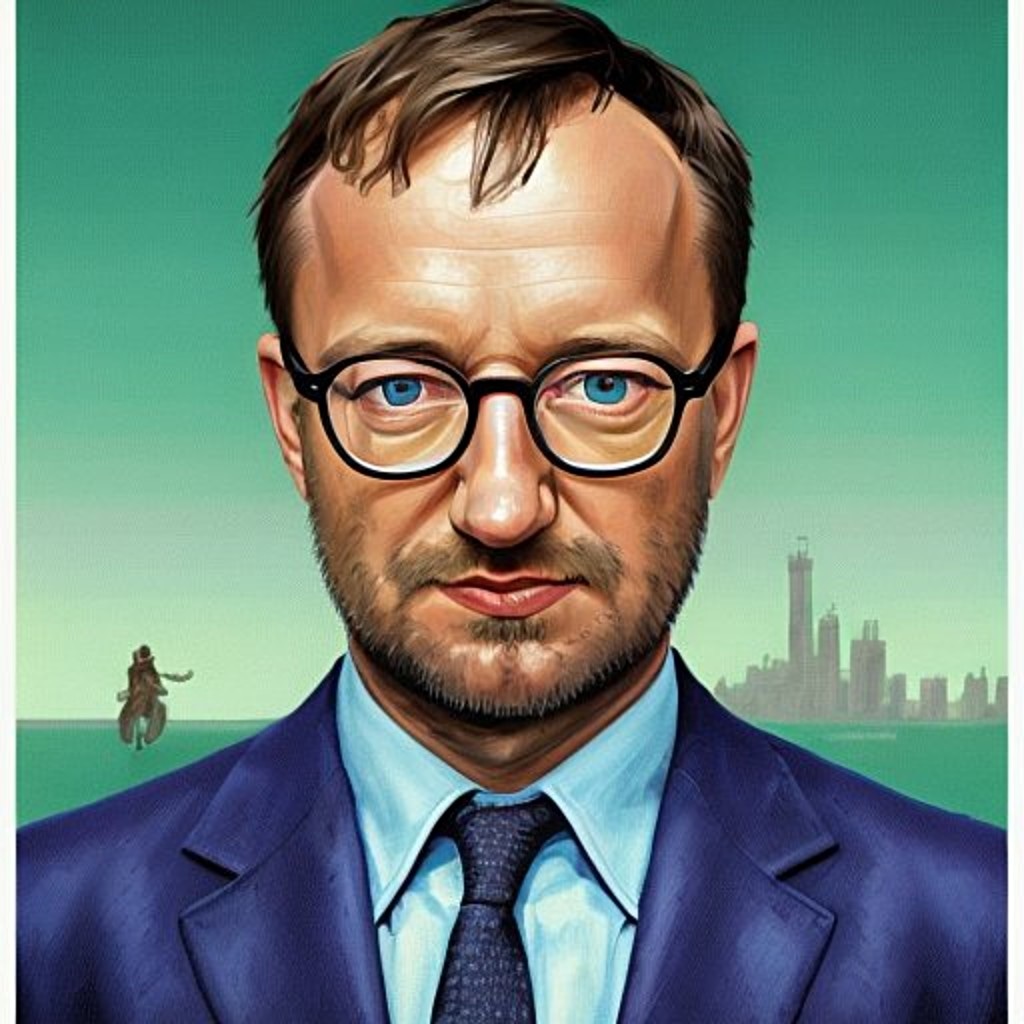 portret Marka Troszyńskiego