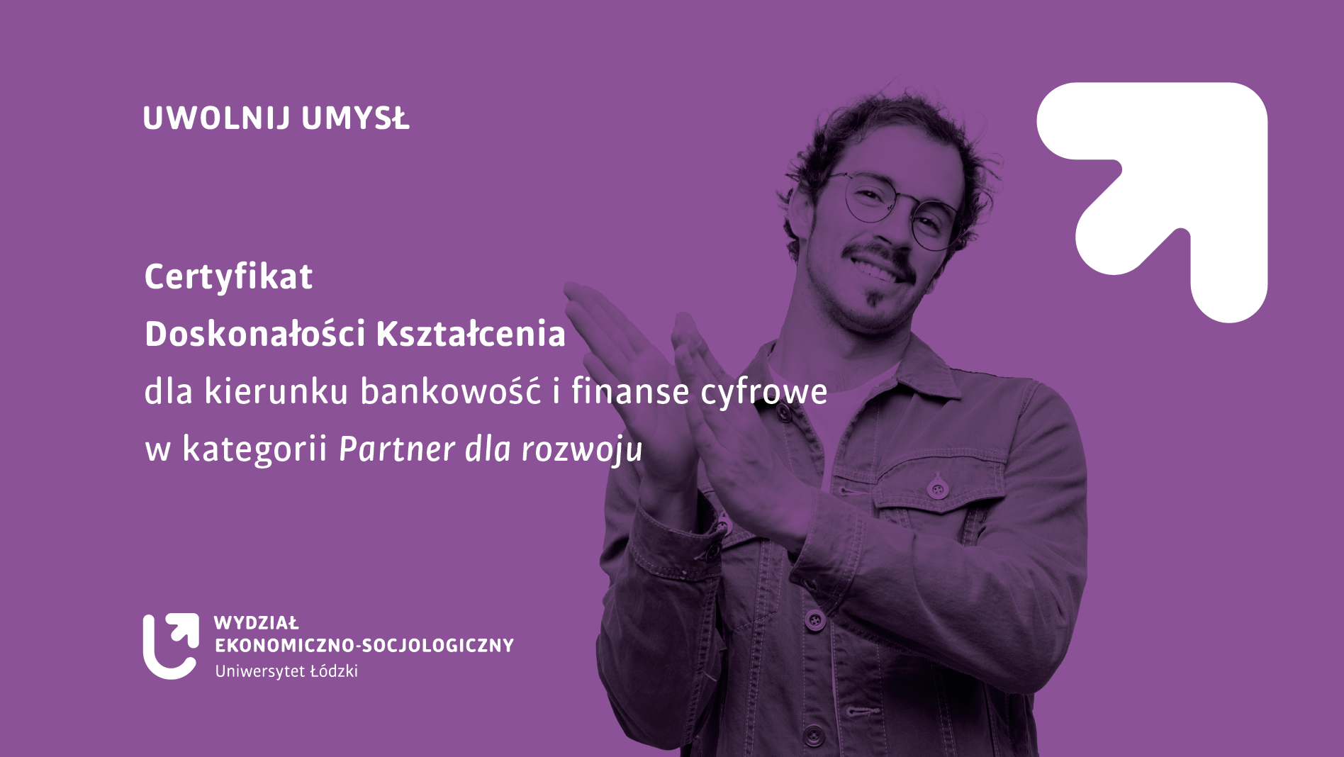 a decorative element: a clapping man