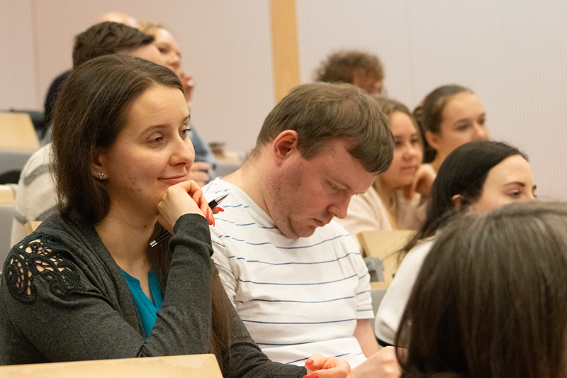 Ucezestnicy Dyktanda w auli A2