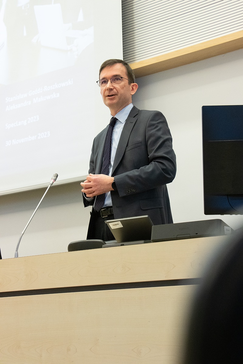 prof. Stanisław Goźdź-Roszkowski