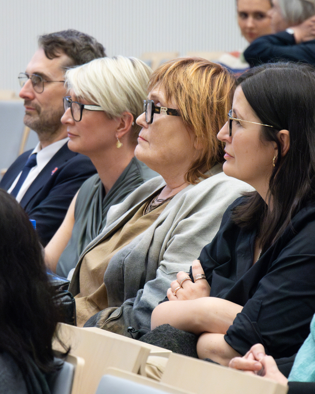 Kolegium Rektorskie w trakcie wykładu