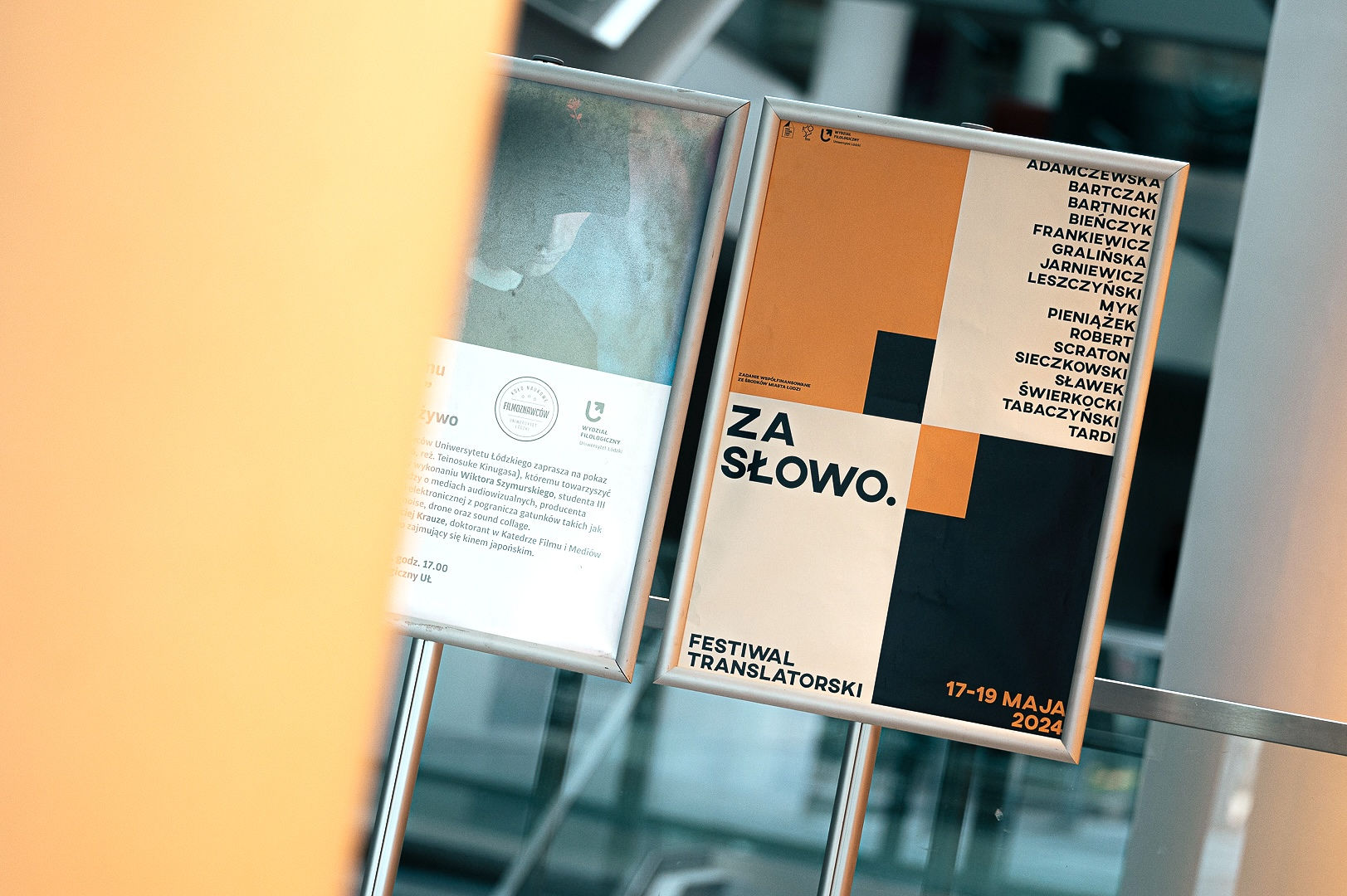 Plakat reklamujący festiwal