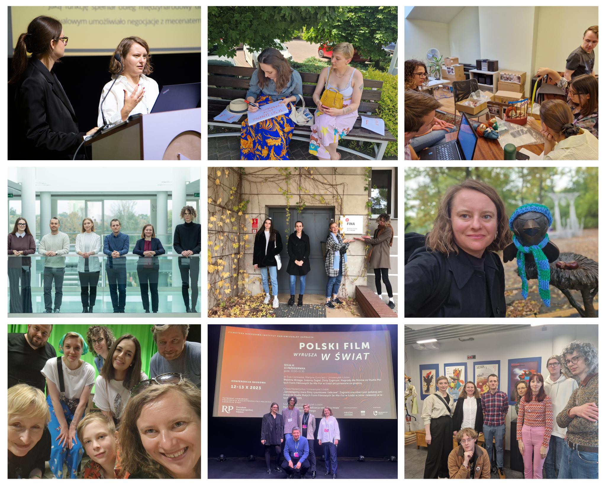 kolaż ze zdjęciami z działalności GBPA