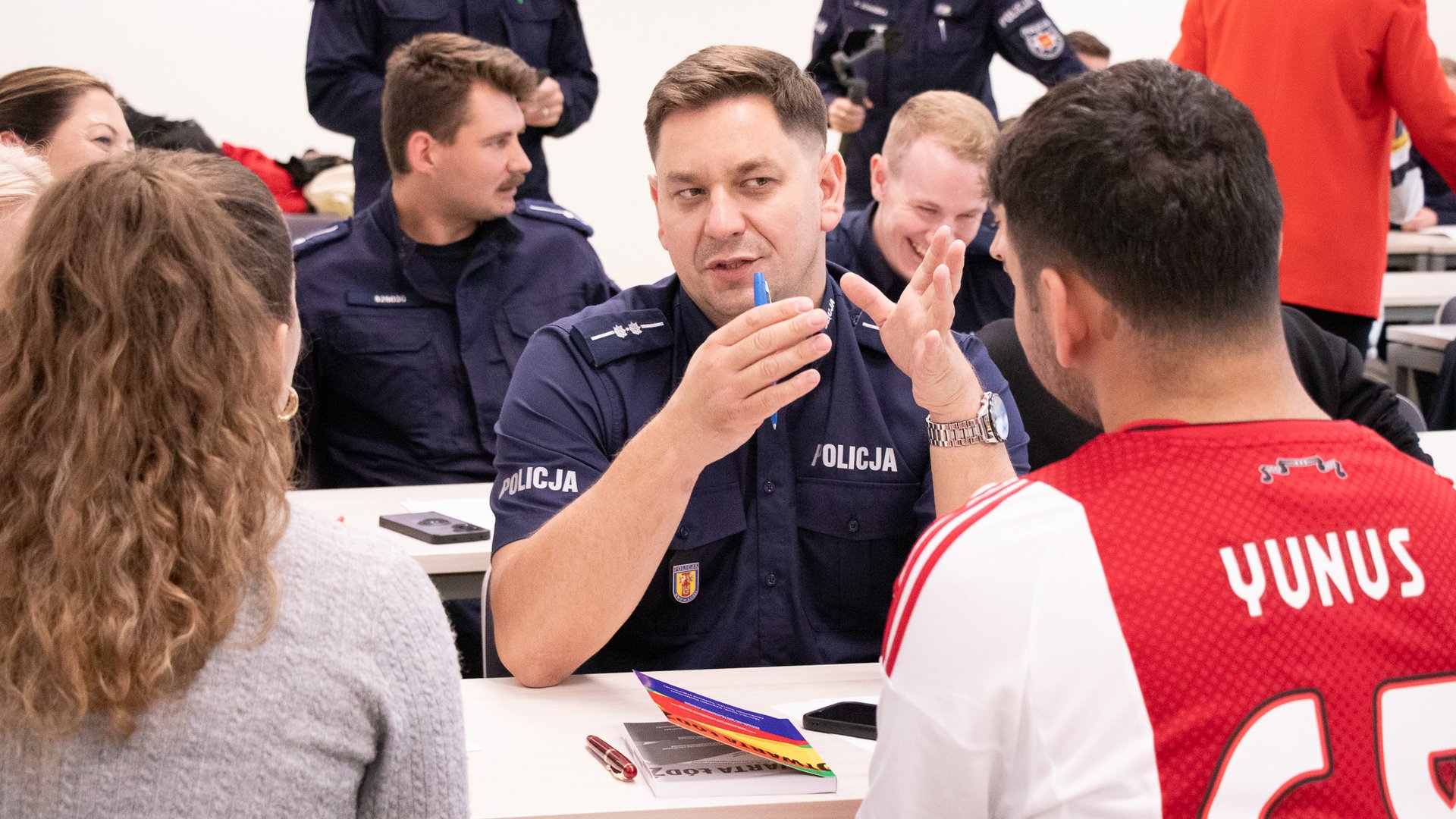dyskusja z policjantem