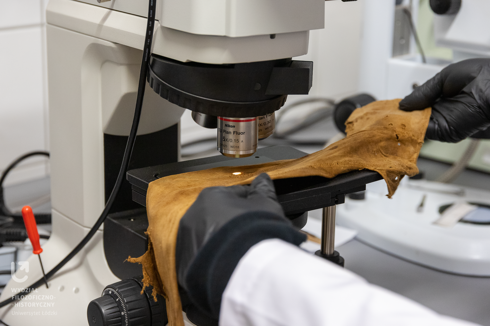 Jeden z elementów tekstylnych poddanych rewitalizacji