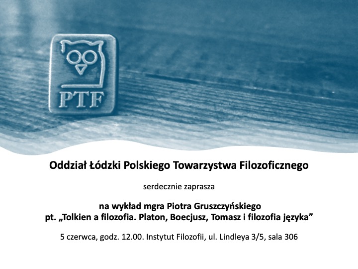 emblemat sowy i litery PTF