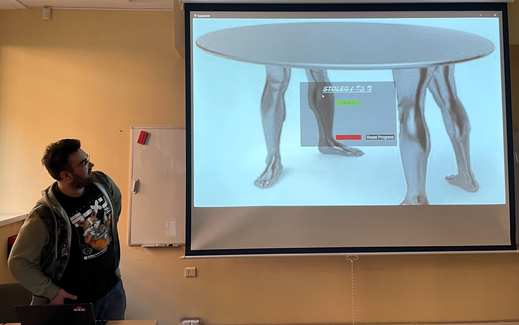 gamejam contest participants presenting their game