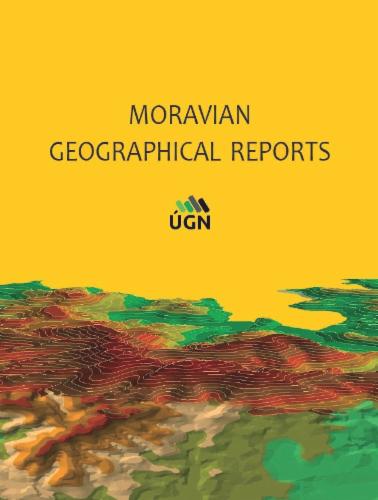 cover of the Moravian Geographical Reports journal
