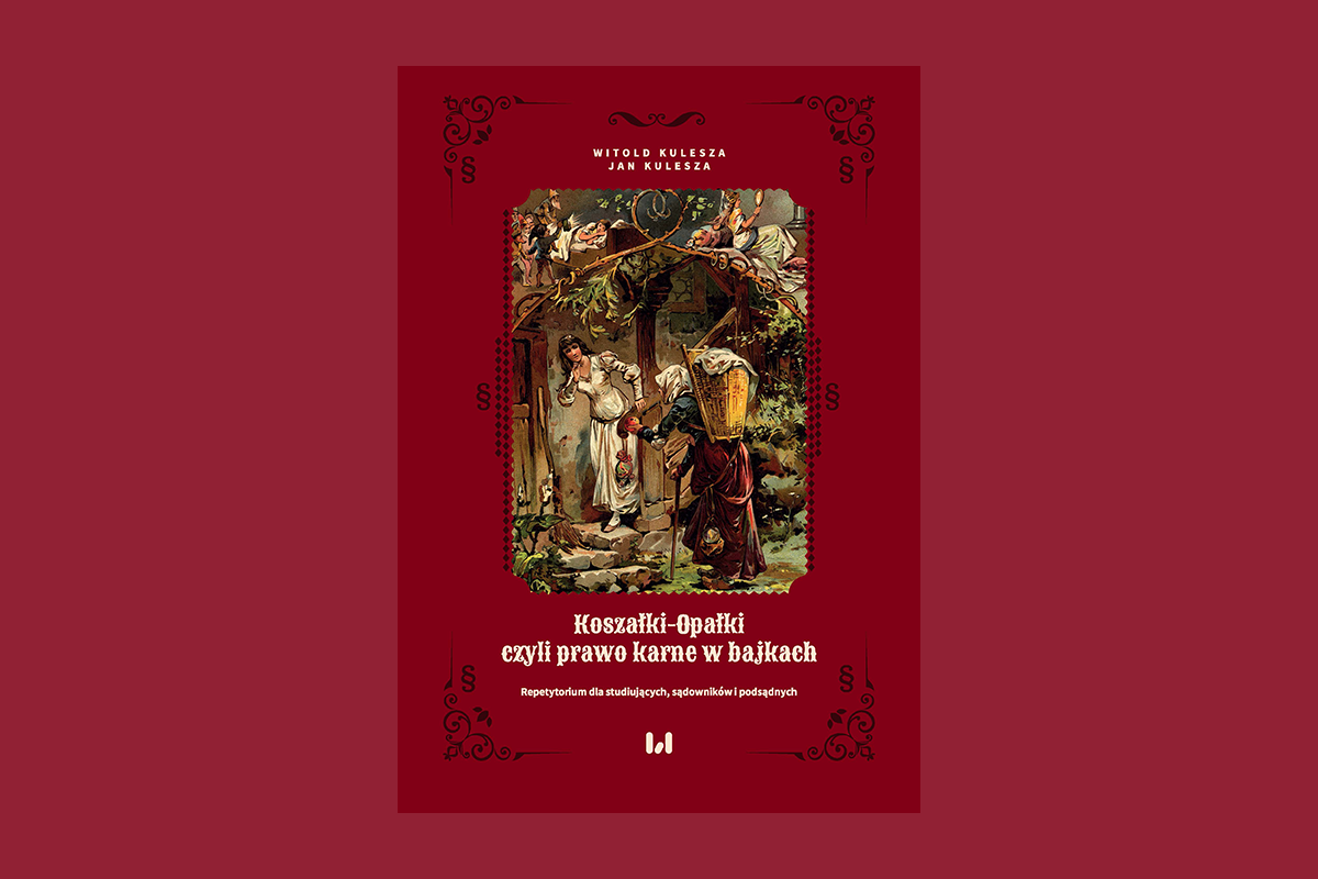 Okładka książki z baśniowymi istotami