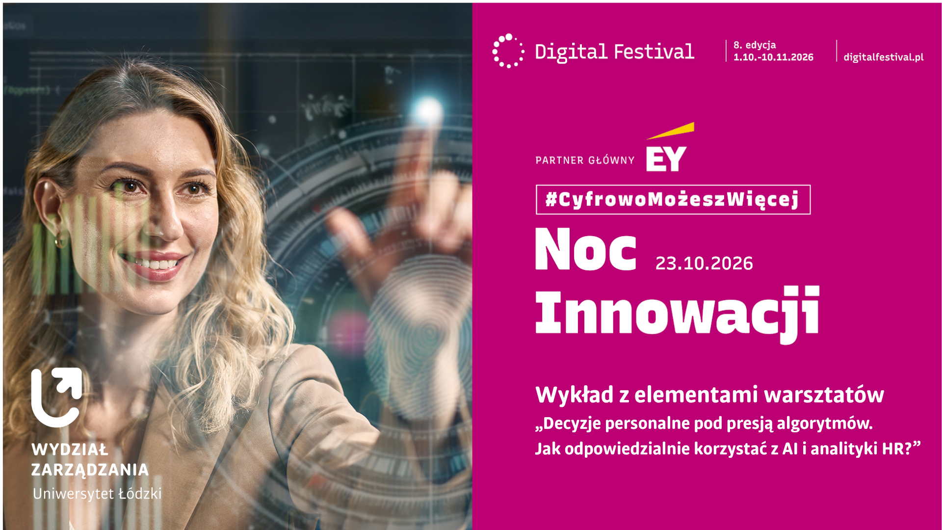 Noc Innowacji na Wydziale Zarządzania UŁ