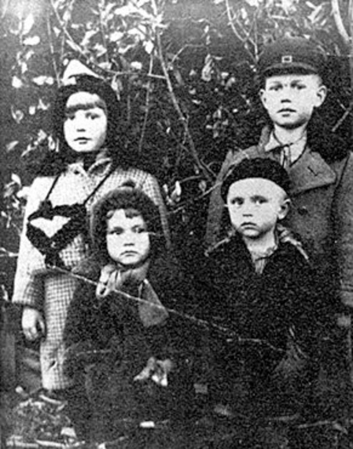 Deportowane dzieci. Kontoszyn, rejon barnaulski, 1940