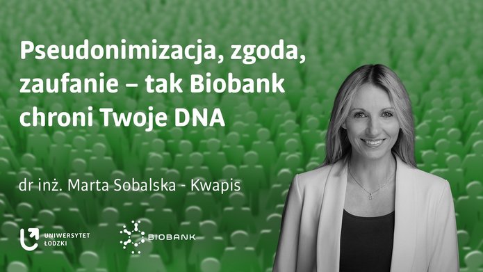 a photo of Dr Marta Sobalska-Kwapis and the title of the episode