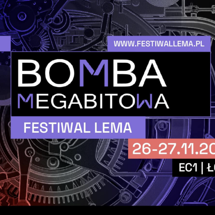 Plakat festiwalu Bomba Megabitowa