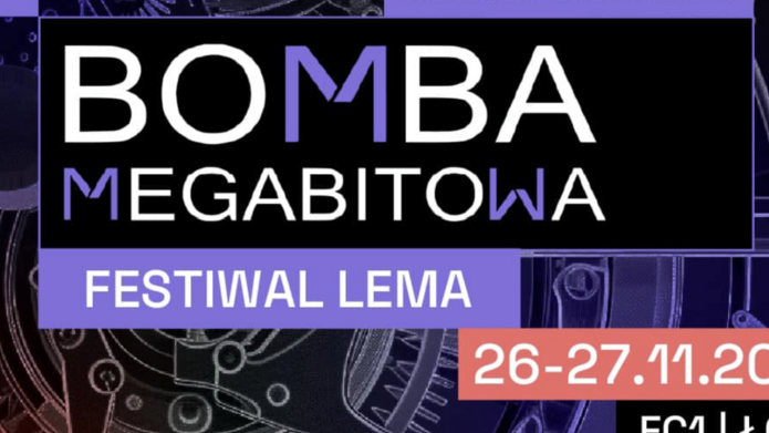 Plakat festiwalu Bomba Megabitowa