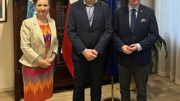 Prof. Piotr Szukalski at the UN
