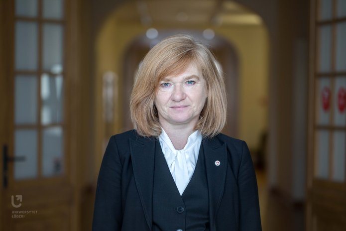 prof. Elżbieta Żądzińska, the UL Rector