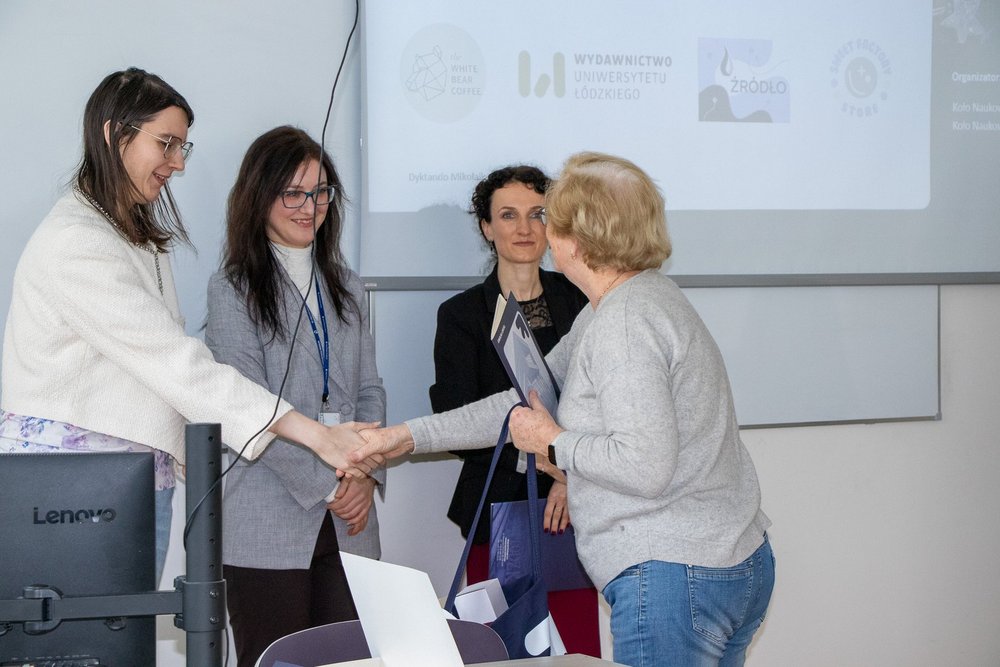 moment wręczenia nagród