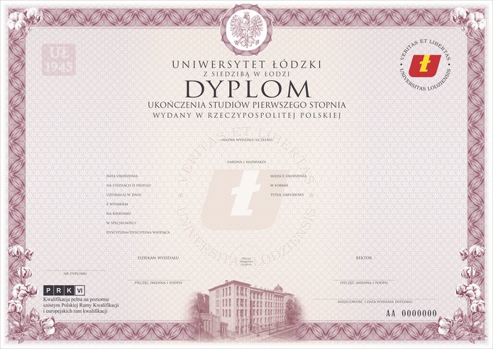 A new design of the UL diploma - a visualisation
