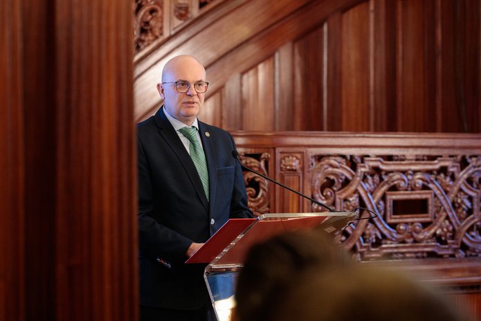 prof. Robert Zakrzewski, prorektor ds. studentów i jakości kształcenia UŁ podczas gali