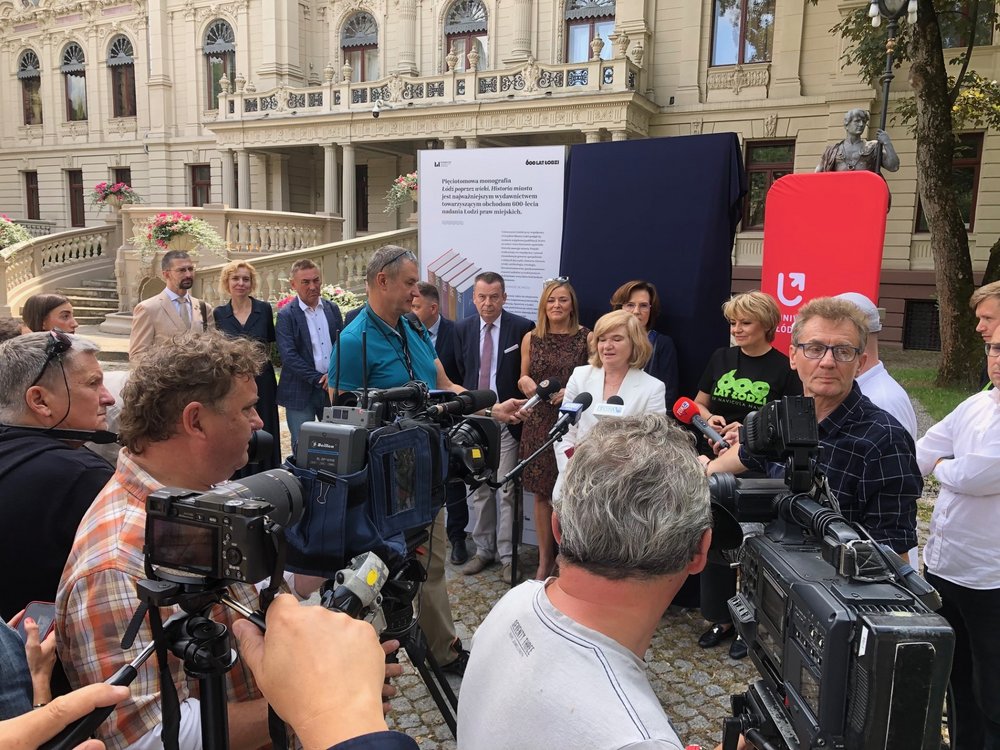 Press premiere of the monograph "Łódź poprzez wieki" [Lodz Through the Ages]