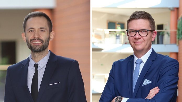 photo of the two researchers