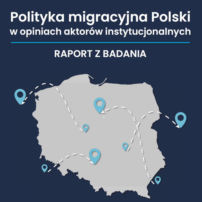 Okładka raportu o polityce migracyjnej