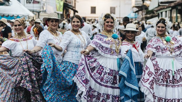 women dressed in traditional clothes