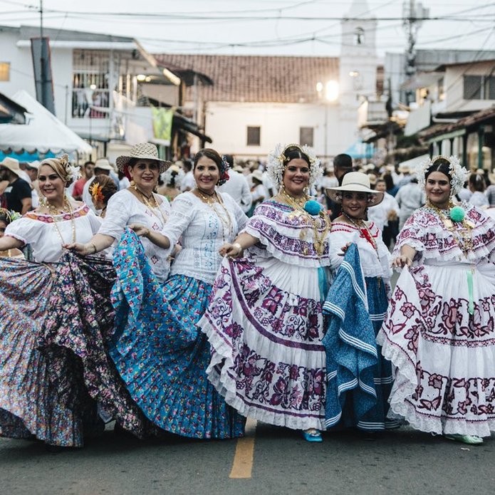 women dressed in traditional clothes