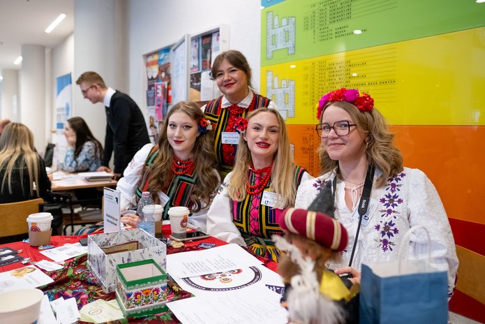 Stoisko jednego z kół naukowych