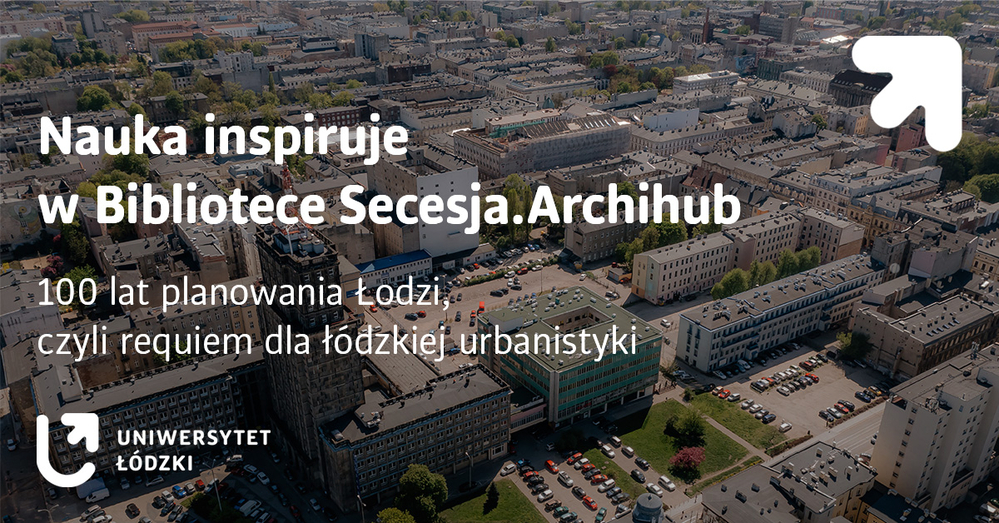 Zdjęcie centrum Łodzi z lotu ptaka Zdjęcie centrum Łodzi z lotu ptaka