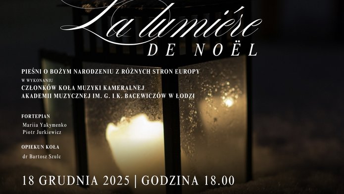 Plakat zapowiadający koncert