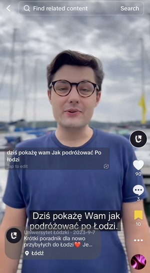 ambasador UniLodz Mateusz ambasador UniLodz Mateusz