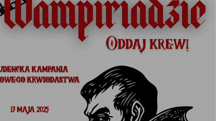 plakat akcji Wampiriada