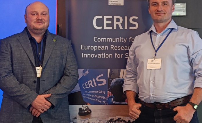 Scientists from the the faculty of Biology and Environmental Protection taking part in the CERIS Disaster Resilience Days Group event in Brussels