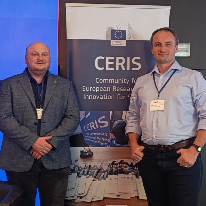 Scientists from the the faculty of Biology and Environmental Protection taking part in the CERIS Disaster Resilience Days Group event in Brussels