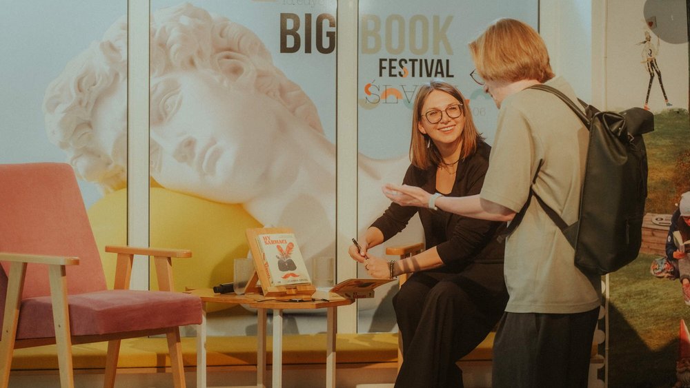 Dr Joanna Orzeł at the Big Book Festival