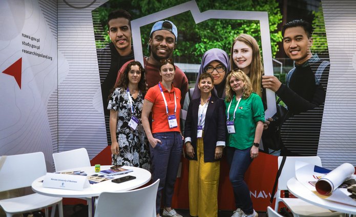 Representatives of the University of Lodz at the 2024 EAIE Conference and Exhibition in Toulouse