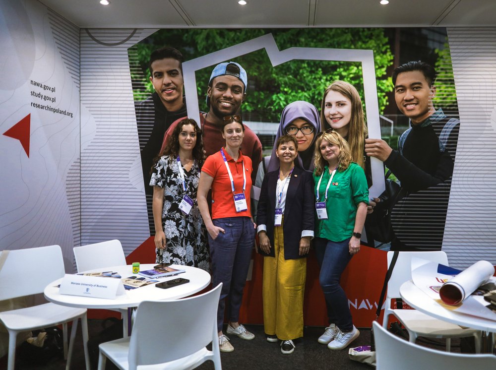 Representatives of the University of Lodz at the 2024 EAIE Conference and Exhibition in Toulouse