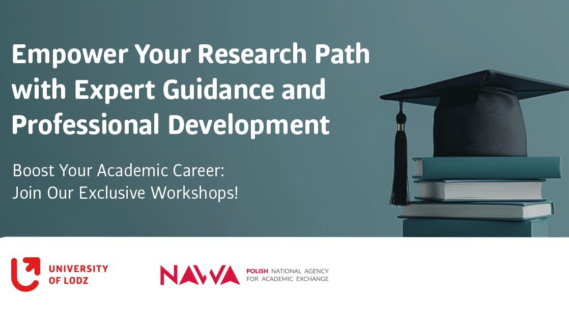 [Translate to English:] Baner z tytułem projektu PATHWAYS – Empowering Staff and International Researchers through Networking and Training i informacją o finansowaniu NAWA