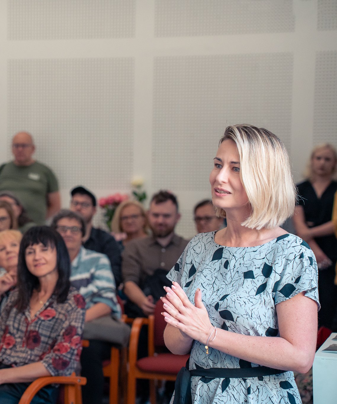 Opening of the exhibition by Maria Nowakowska